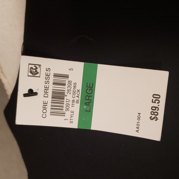 THALIA SODI, Sleeveless dress  Black, laced front, Size L, V-Neck - Picture 7 of 10